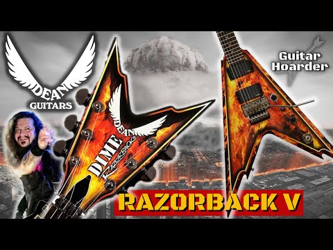 Dean Guitars Dimebag Darrell Razorback V 255 Explosion ( Pantera