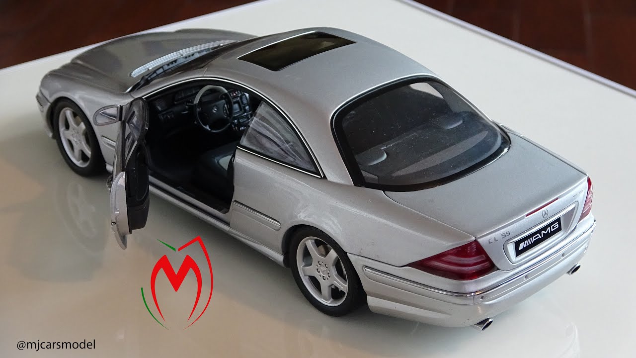 Mercedes CL 55 AMG C215 made by Autoart in 1/18 scale - YouTube