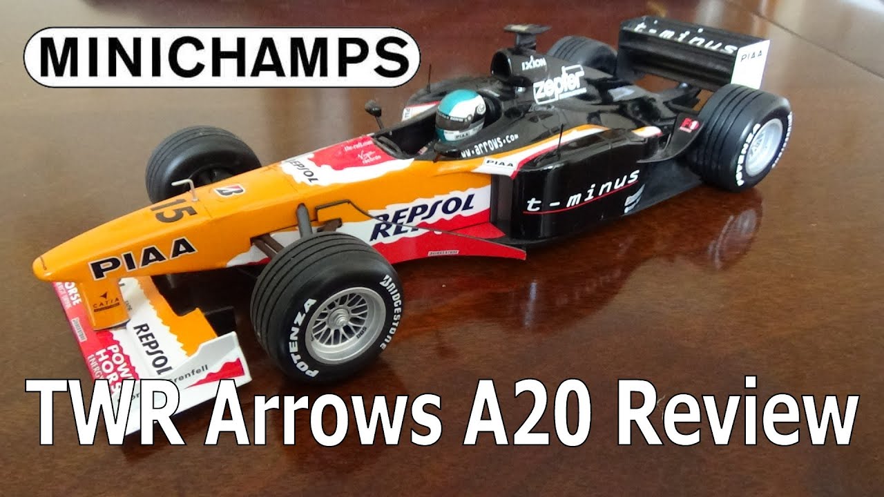 Minichamps Review, Arrows A20 1/18 (1999) - YouTube