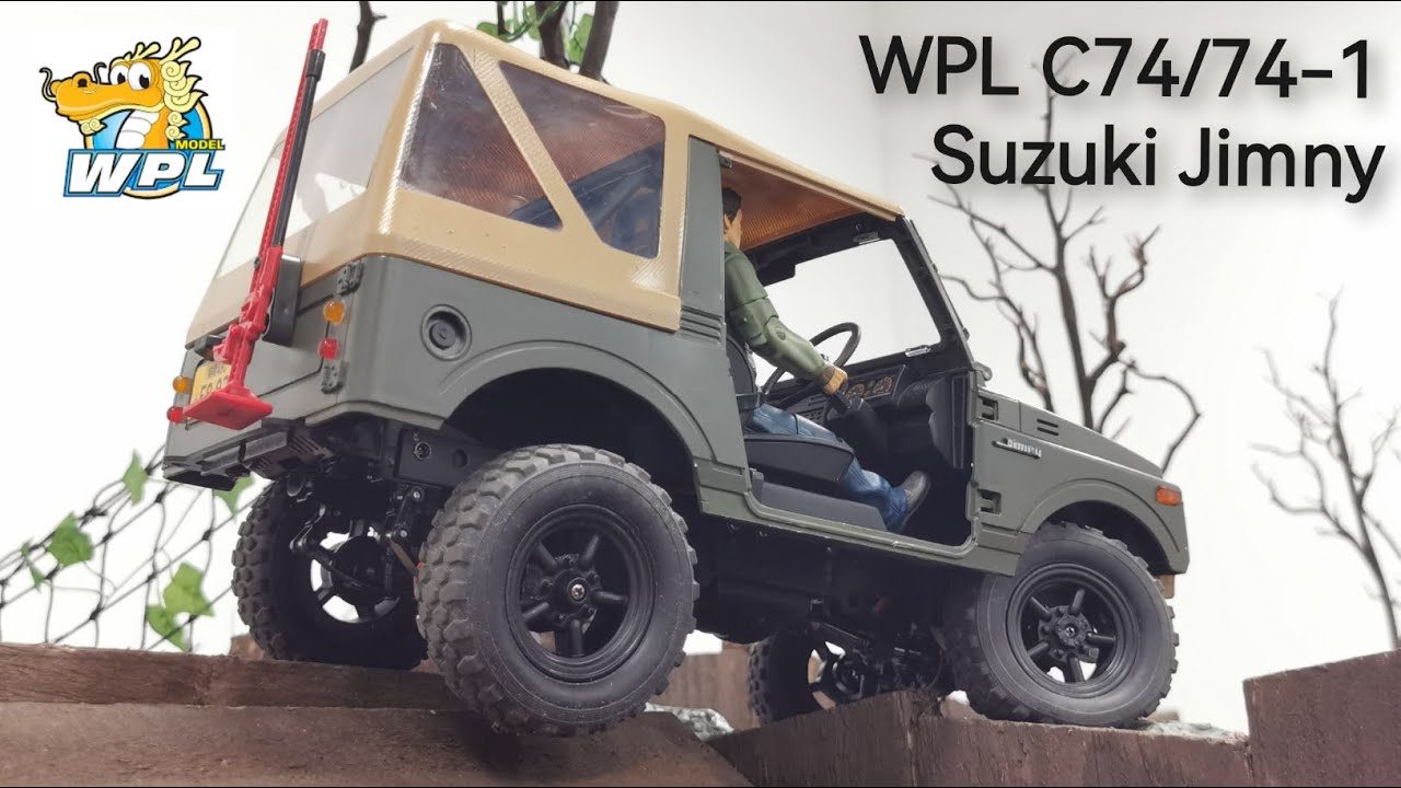 Custom Upgraded WPL C74/C74-1 Suzuki Jimny - YouTube