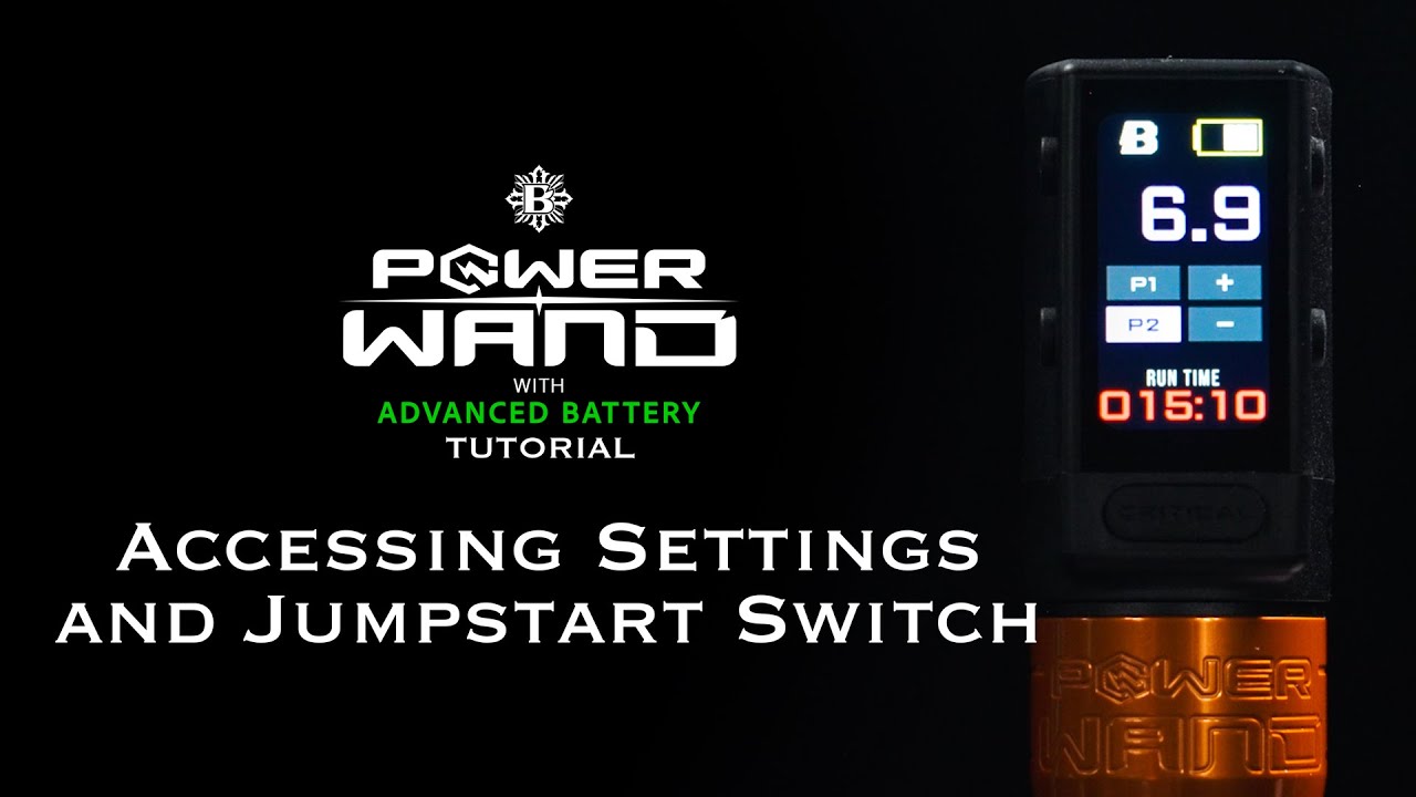 Access Settings and Jumpstart | Power Wand w/ Advanced Battery