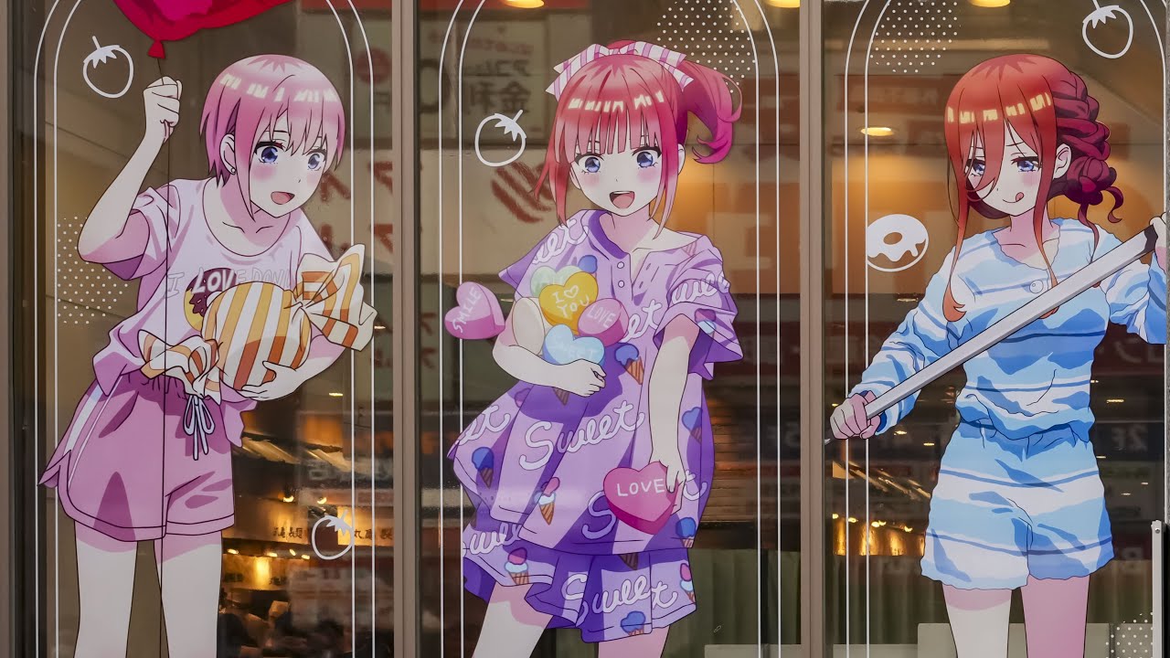 五等分の花嫁＊」～月夜の菓子工房～ アトレ秋葉原 館内外キャラクター