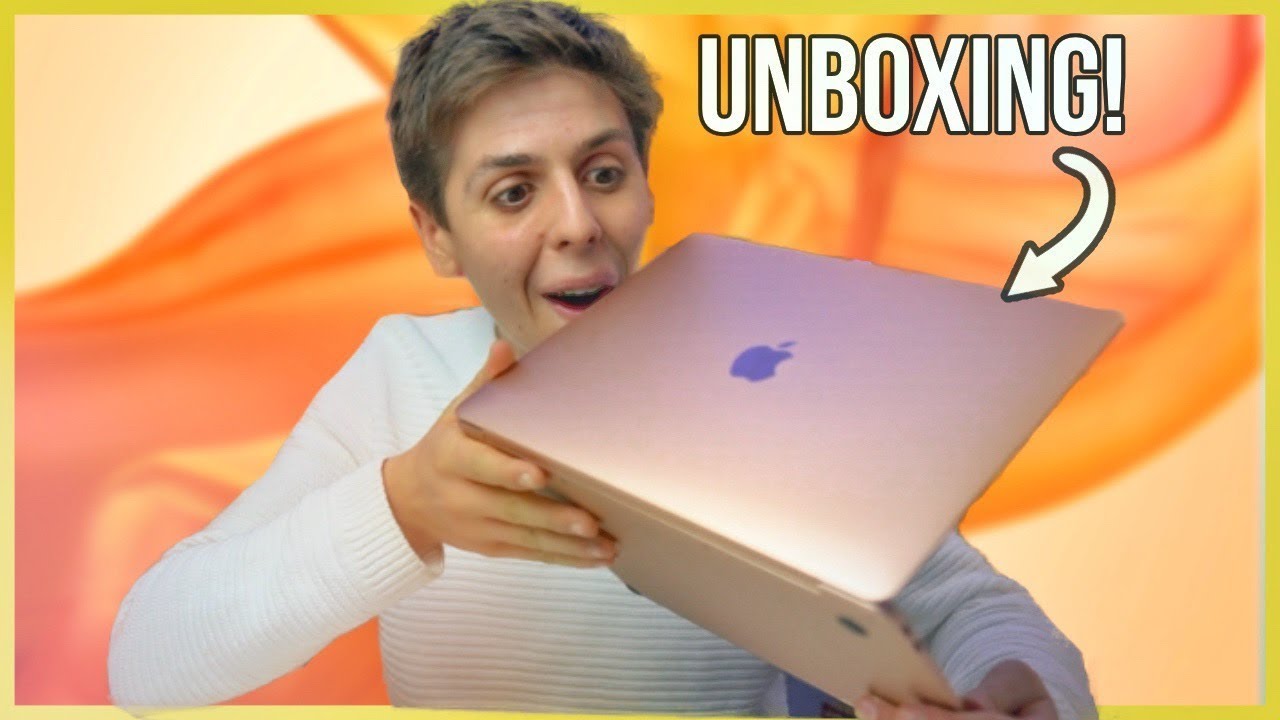Gold 2018 MacBook Air Unboxing! - YouTube