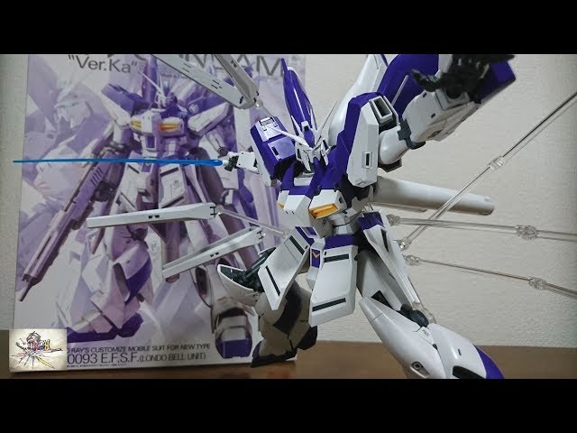 Bandai's Amazing Mechanism) MG Hi-ν Gundam Ver.Ka Review - YouTube