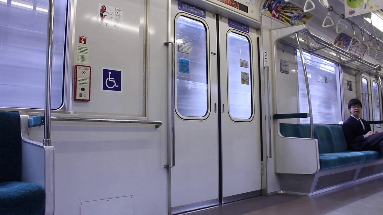 車内撮影 千代田線06系(06-101F) 多摩急行唐木田 栗平～小田急永山