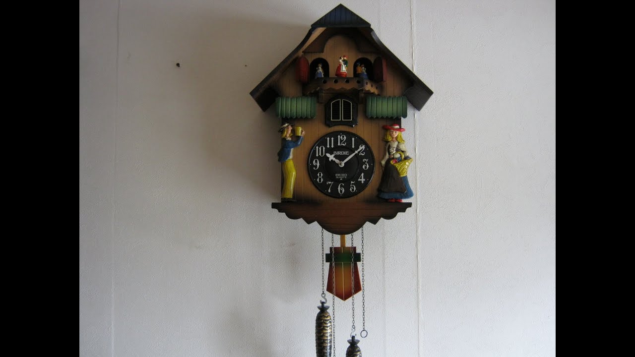 SEIKO PB326B BIRDIE 鳩時計 - YouTube