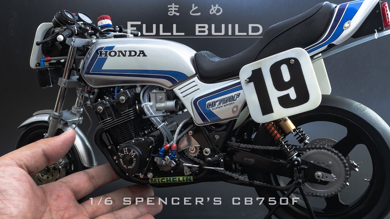 Building the legendary Freddie Spencer's CB750F Full build - YouTube