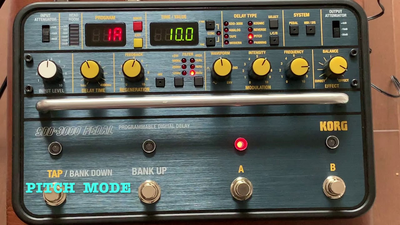 KORG SDD-3000 Pedal】ディレイ、ブースターとしても魅力的！再生産