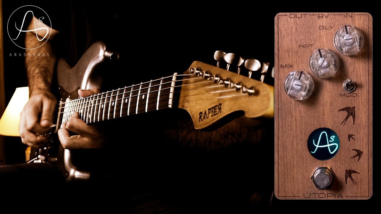 フランス発の極上アナログディレイ！！Anasounds「UTOPIA 」のご紹介