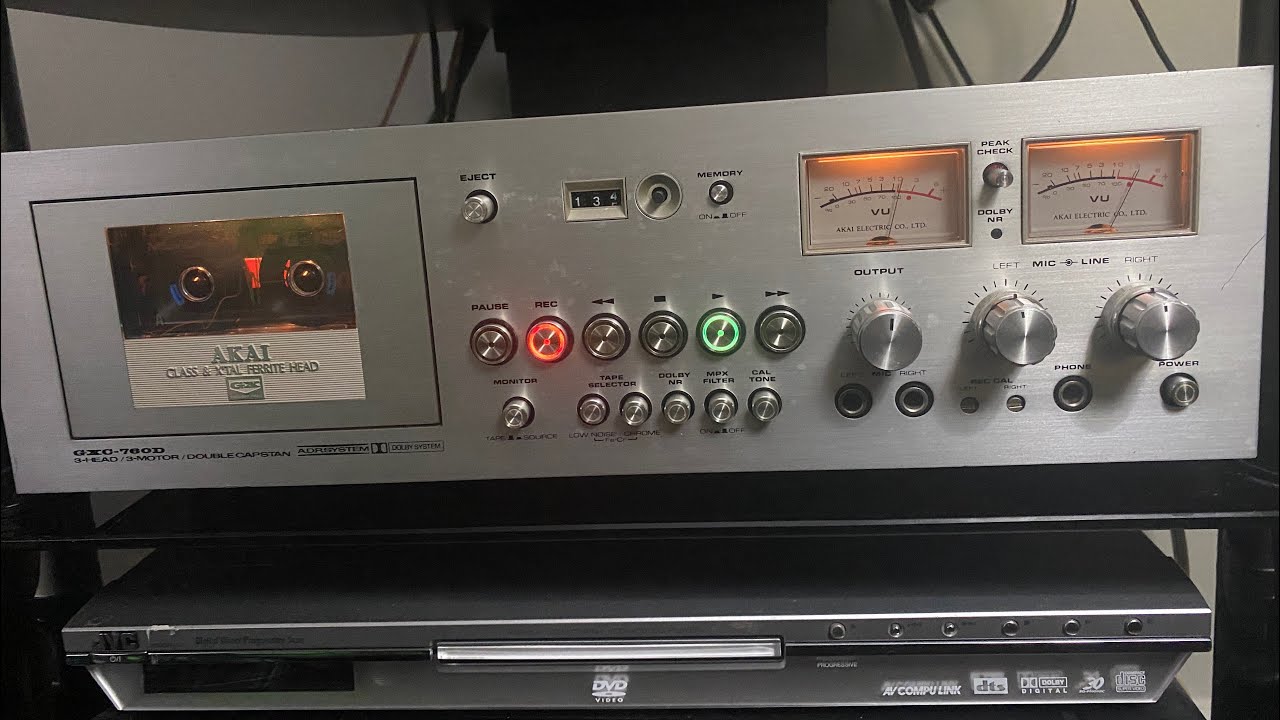 Best tape deck in vintage era… AKAI GXC 760D! #akai #cassettedeck