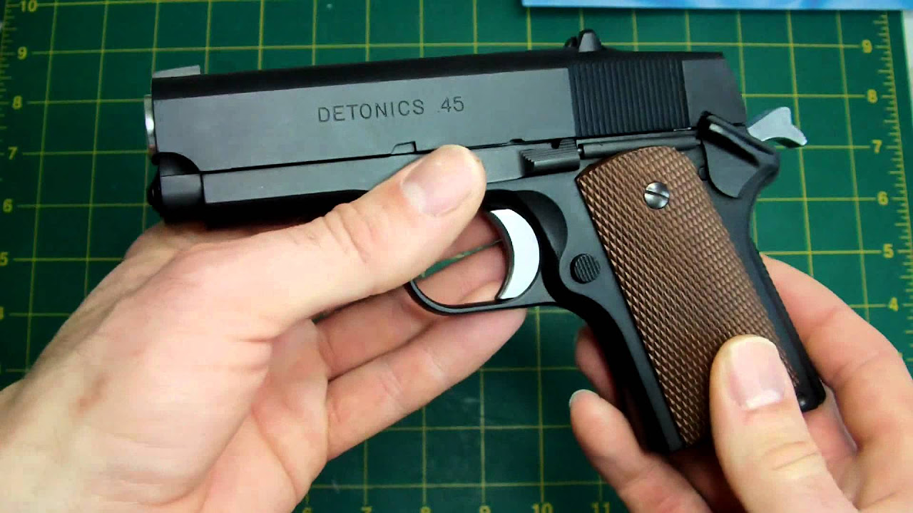 LaZouche Custom airsoft TM Detonics review. - YouTube