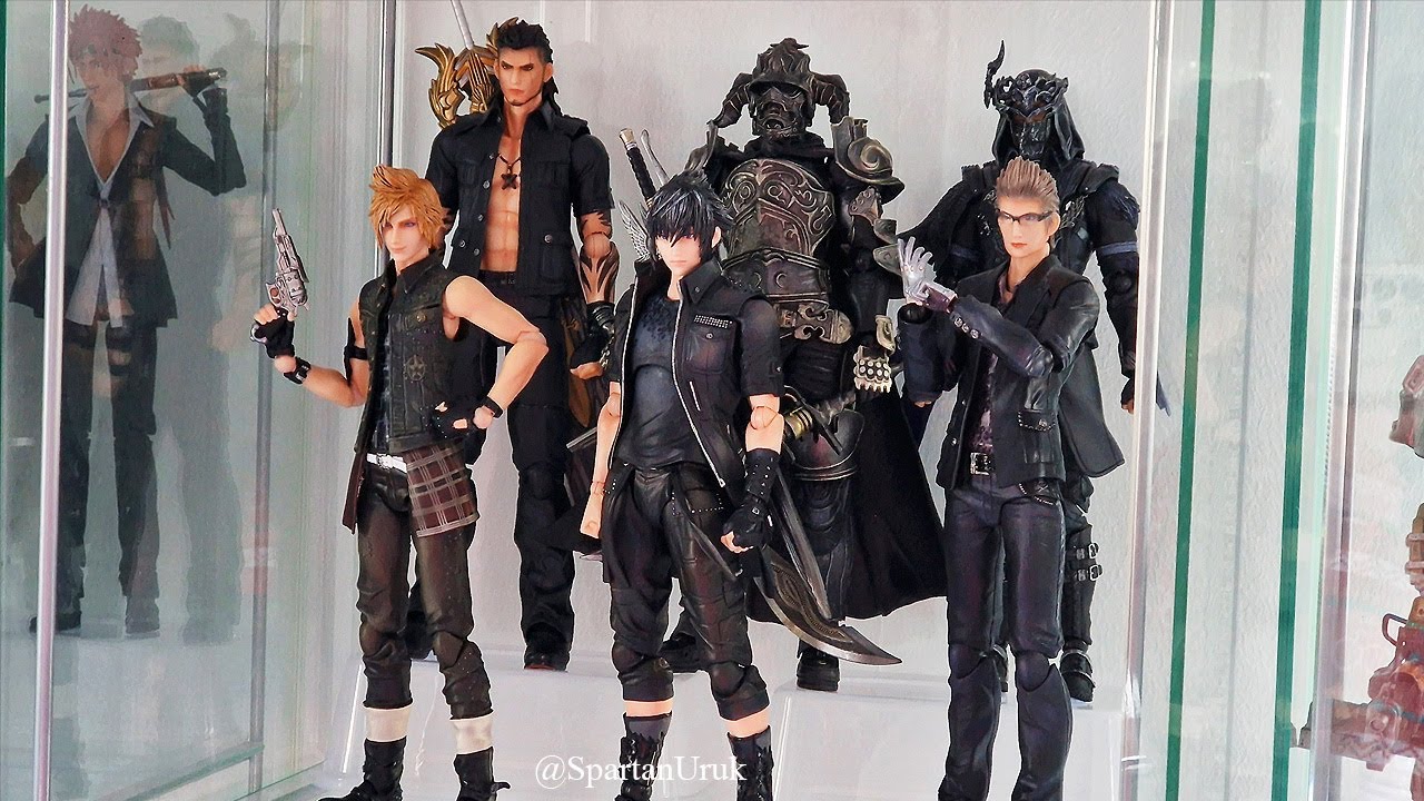 Play Arts Kai Final Fantasy XV Entire Figure Collection - YouTube