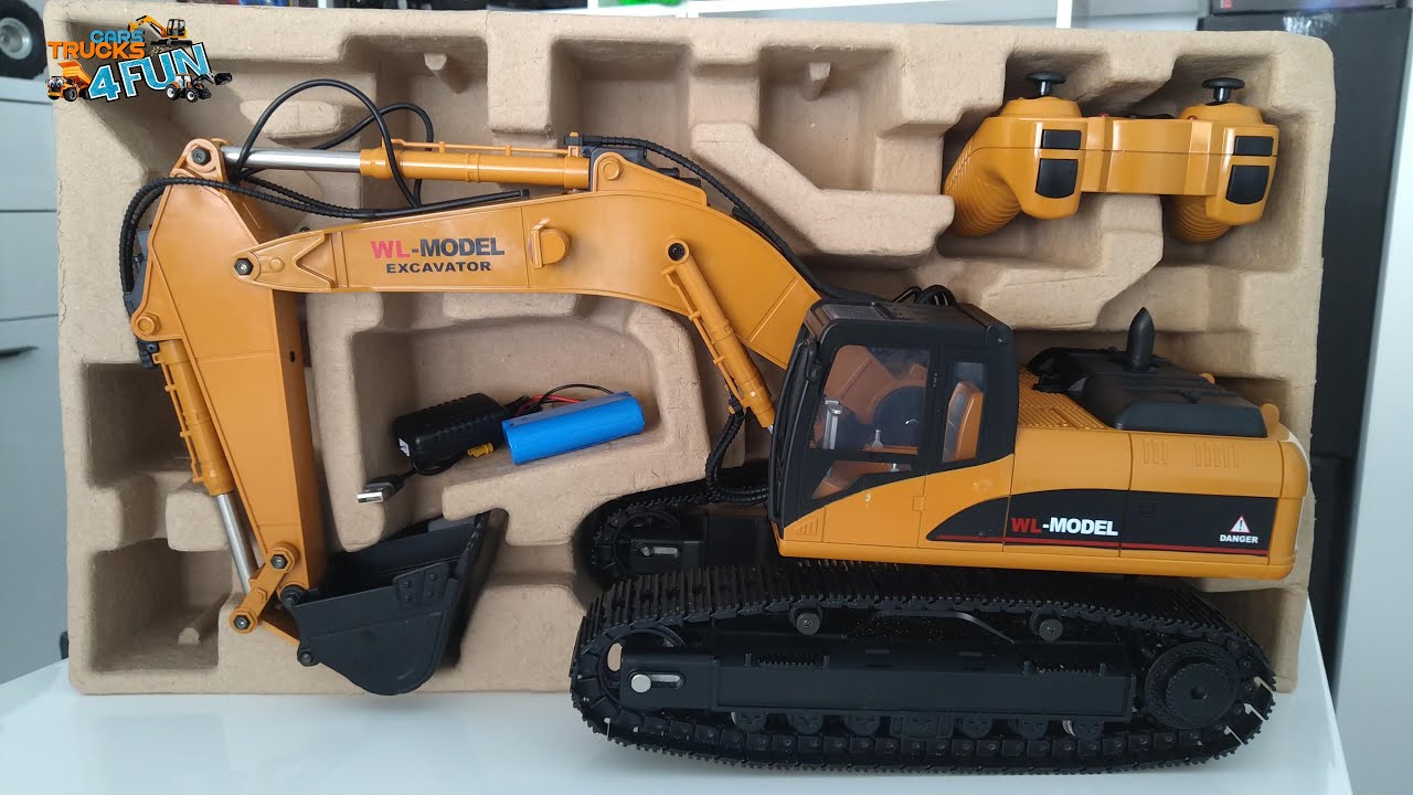 New WLtoys Excavator 16800 | First Run | Unboxing | Cars Trucks 4