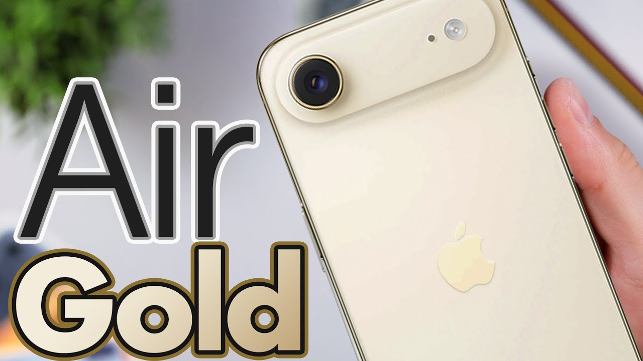 It's Perfect! Light Gold iPhone Air Unboxing & Impressions! - YouTube