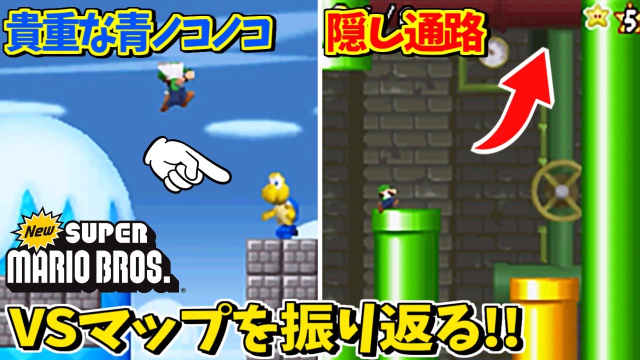 レア敵登場！全VSマップを振り返る【NewスーパーマリオブラザーズDS