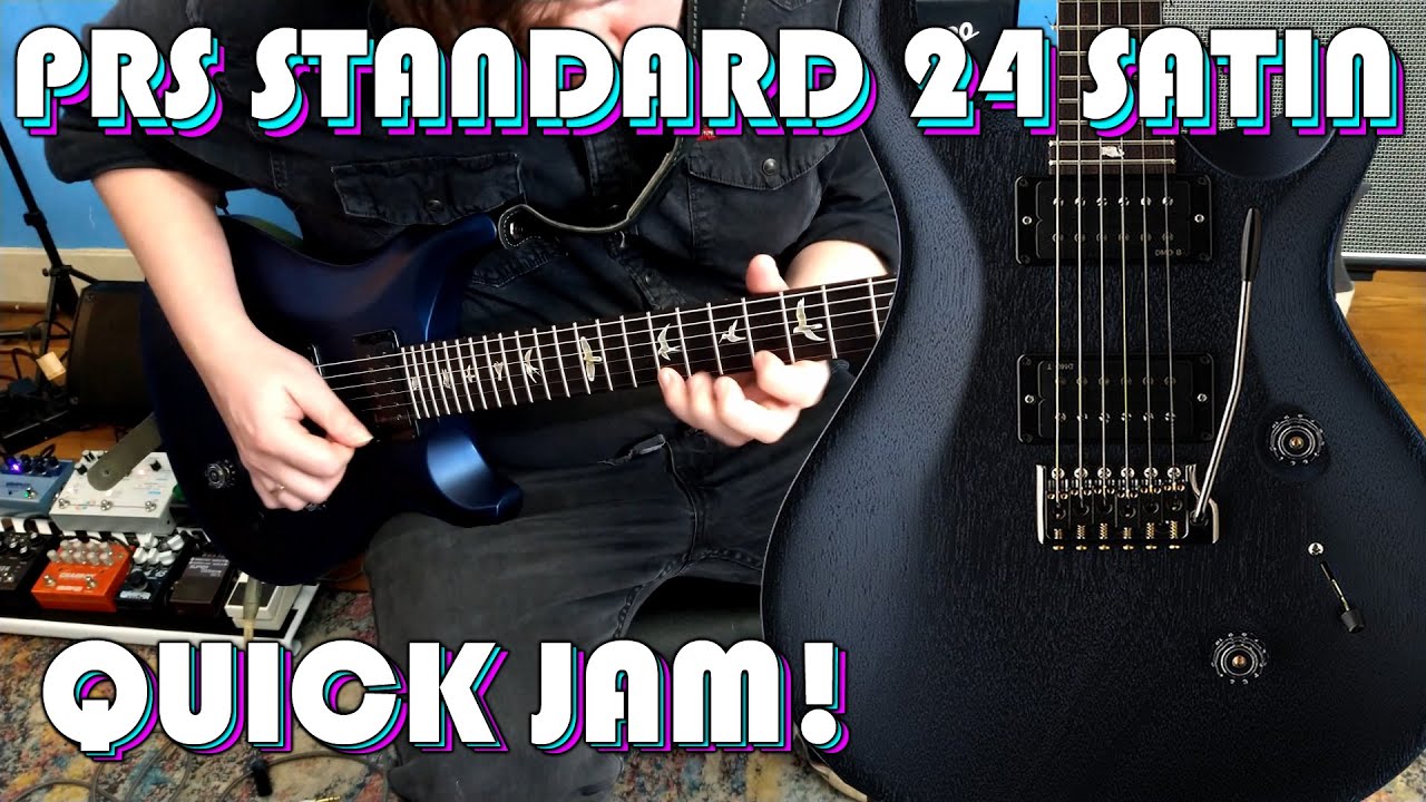 2025 PRS Standard 24 Satin Pearl Black - Quick Jam! - YouTube