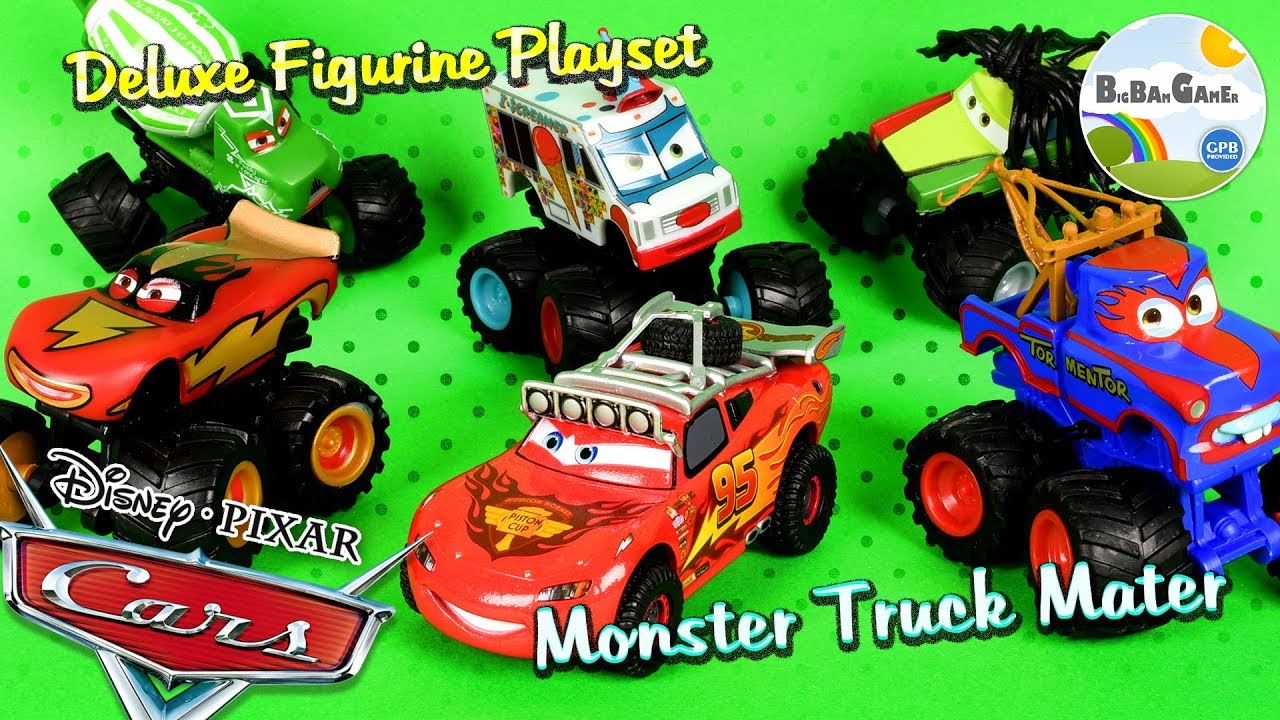 Monster Truck Mater Cars Toon · Deluxe Die Cast Cars Set · Disney