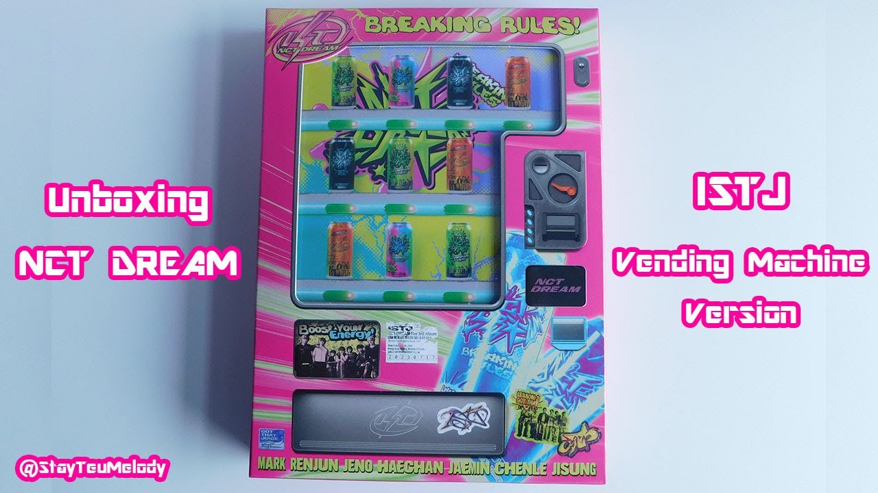 NCT Dream ISTJ Vending Machine Version Unboxing - YouTube