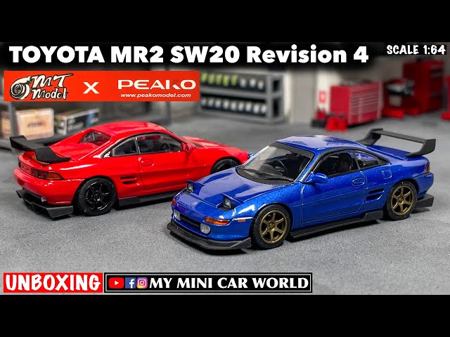 MY MINI CAR WORLD』UNBOXING MT MODEL x PEAKO MODEL 1/64 TOYOTA MR2
