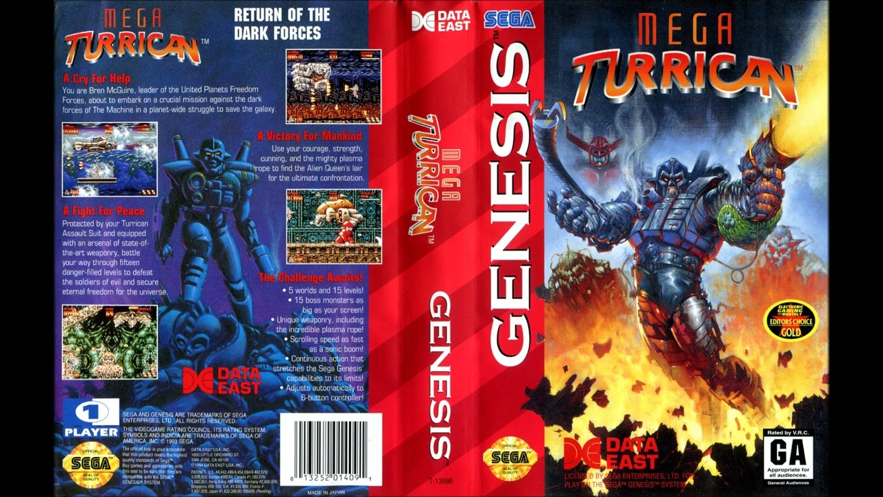 Mega Turrican | SEGA Genesis Full Soundtrack OST (Real Hardware