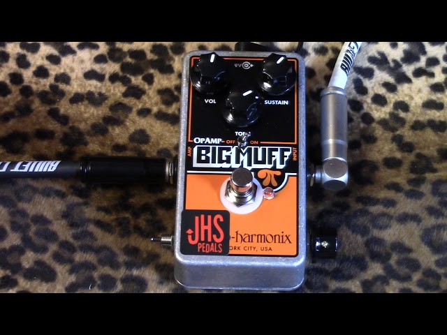 Electro Harmonix OpAmp Big Muff Pi with JHS Pumpkin Patch MOD