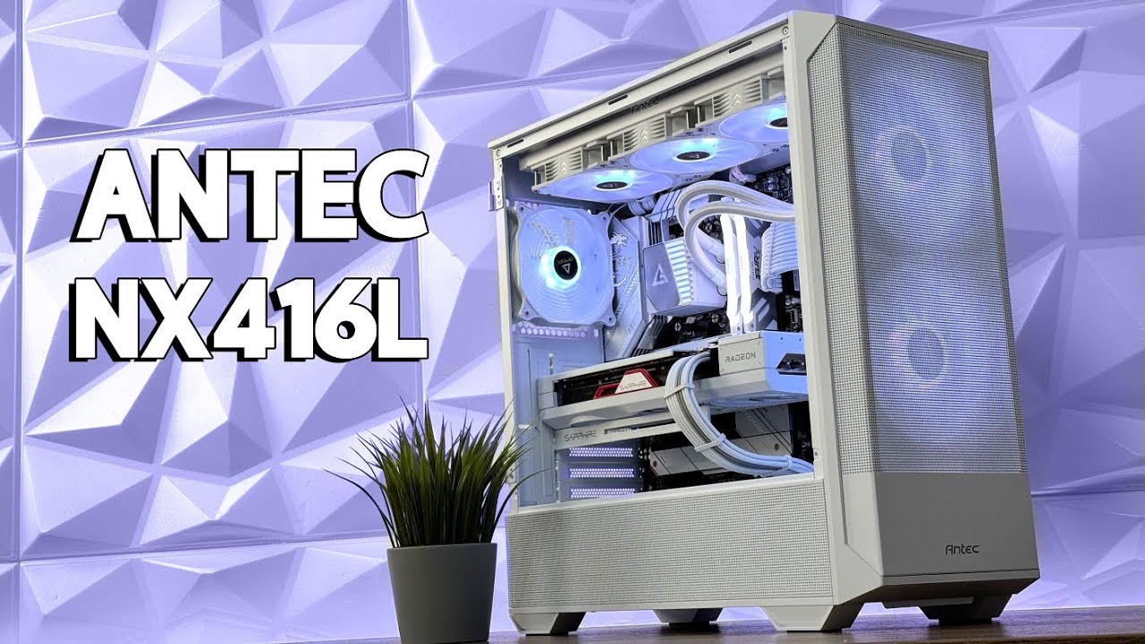 DOING IT RIGHT - ANTEC NX416L WHITE - YouTube