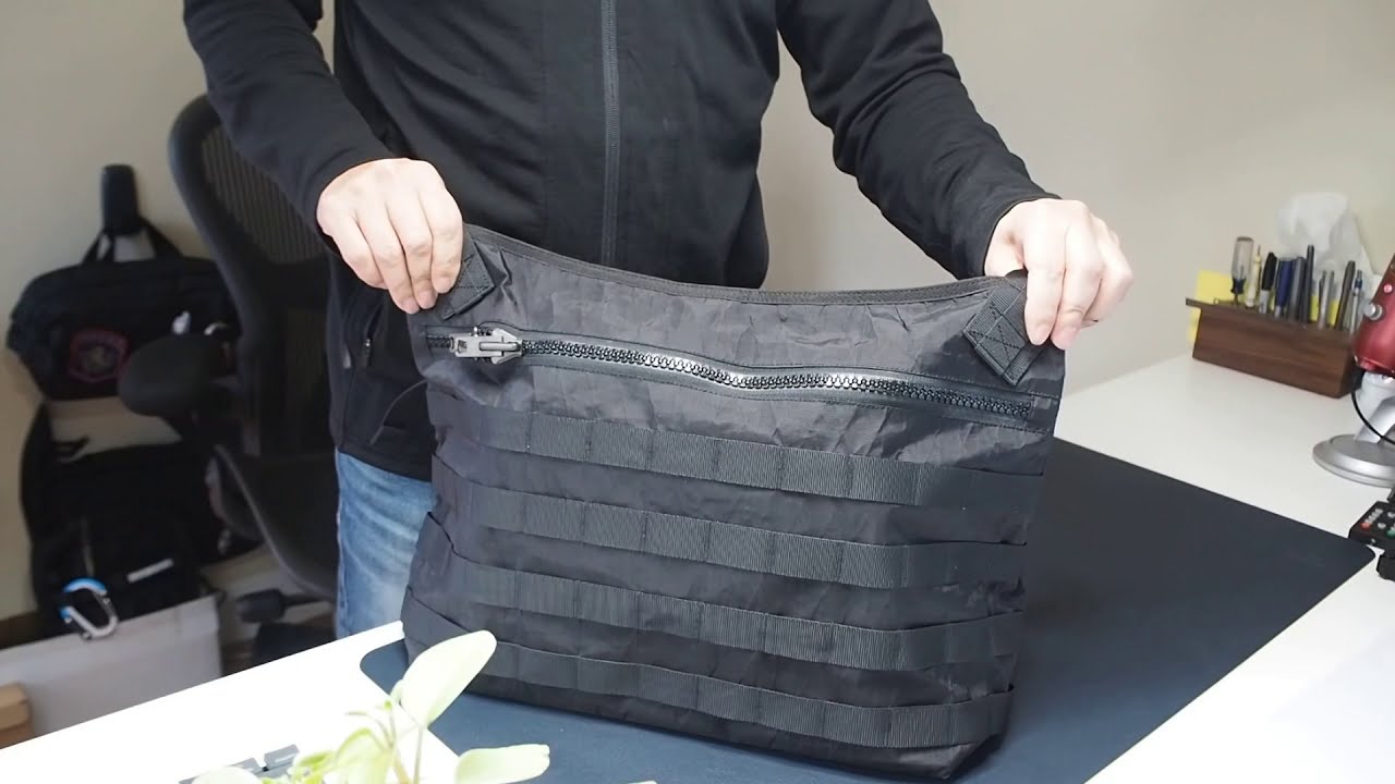 orbitgear M100 techwear messenger bag review - YouTube