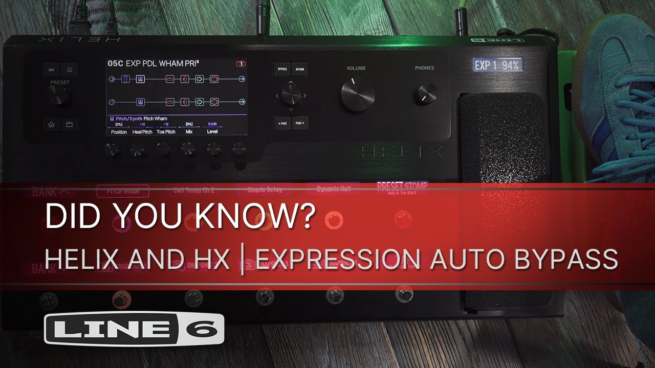 DID YOU KNOW? | Line 6 Helix and HX | エクスプレッションペダル