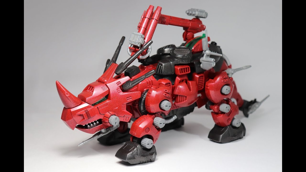 ZOIDS】レッドホーンのご紹介 【ゾイド】 - YouTube