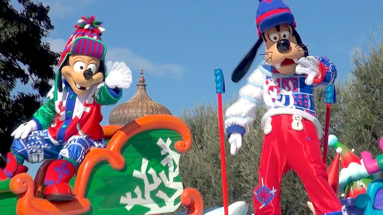 グーフィー、マックス】サンタヴィレッジ2013（プラザ TDL） - YouTube