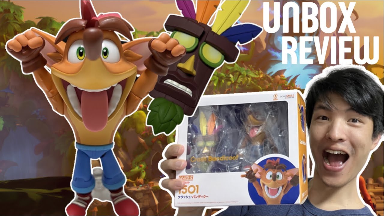 Nostalgia Time! Nendoroid 1501 Crash Bandicoot Unbox Review