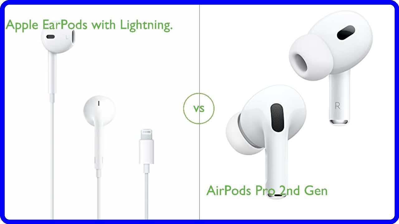 Review: Apple EarPods with Lightning. vs AirPods Pro 2nd Gen - YouTube