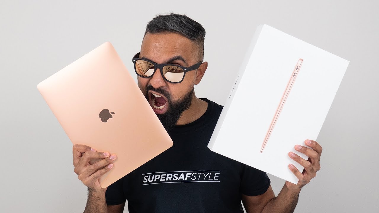 NEW MacBook Air 2018 Gold Unboxing - YouTube