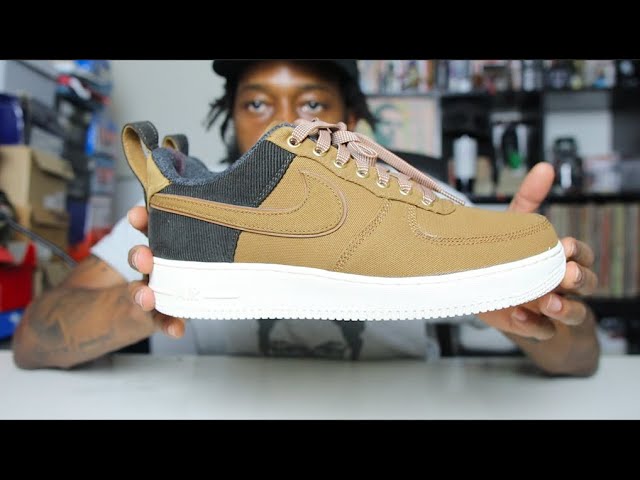 CARHARTT X NIKE AIR FORCE 1 - TWO FEET BARE CREPS - YouTube