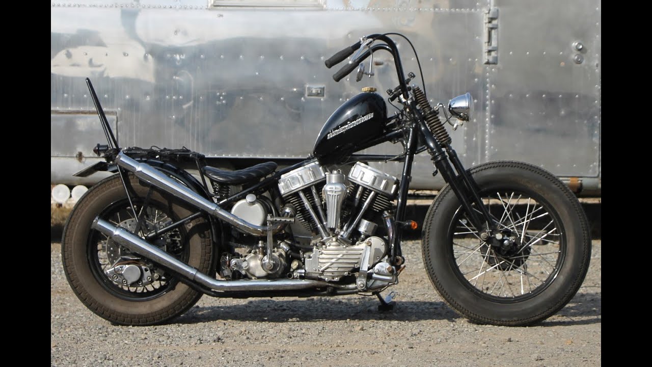 ☆カスタムハーレー：52年式パンヘッド：リジットスプリンガー