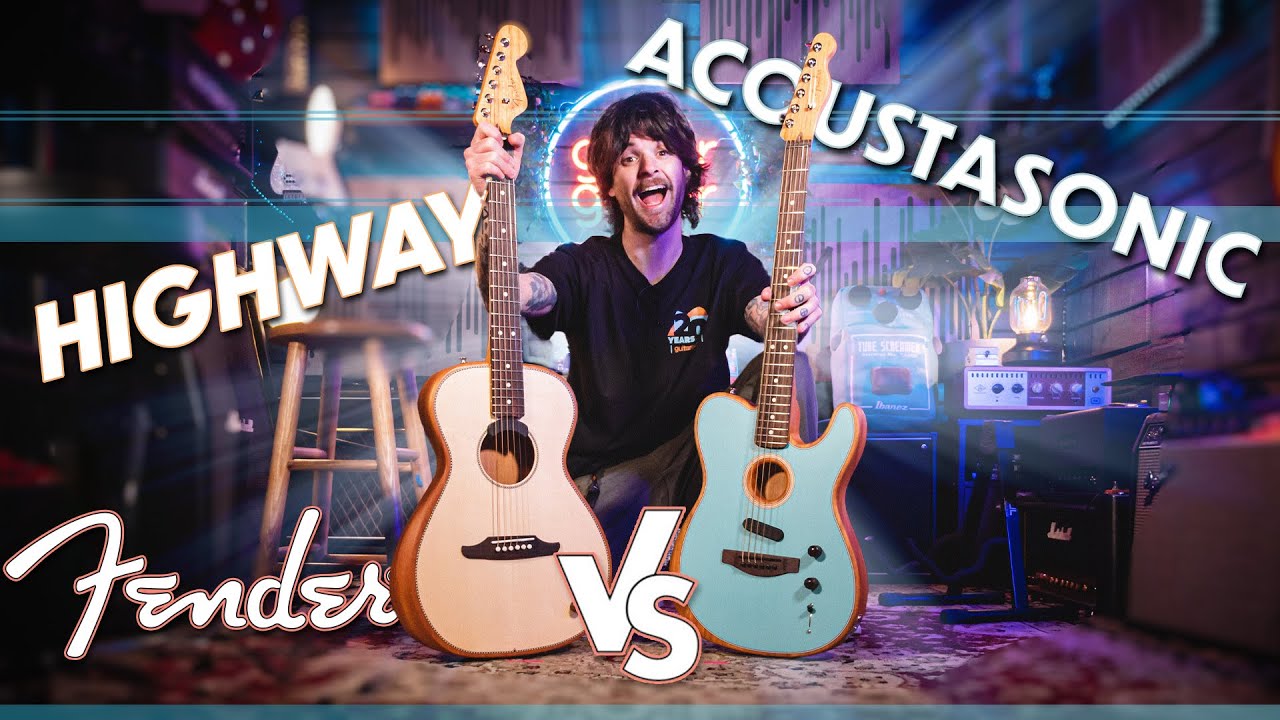 Fender Acoustasonic vs Highway | Comparing Fenders Electro