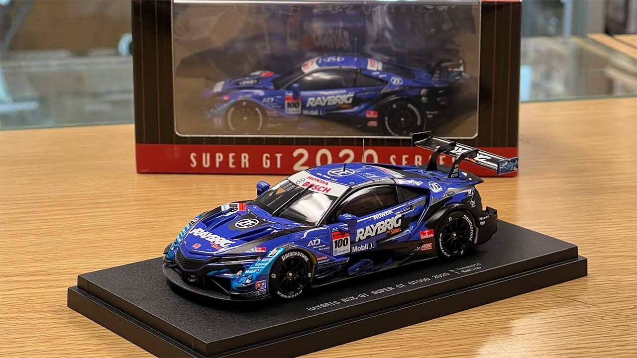 が*ん様 保護ケース付 エブロ RAYBRIG NSX-GT 2020 レイブリ が*ん