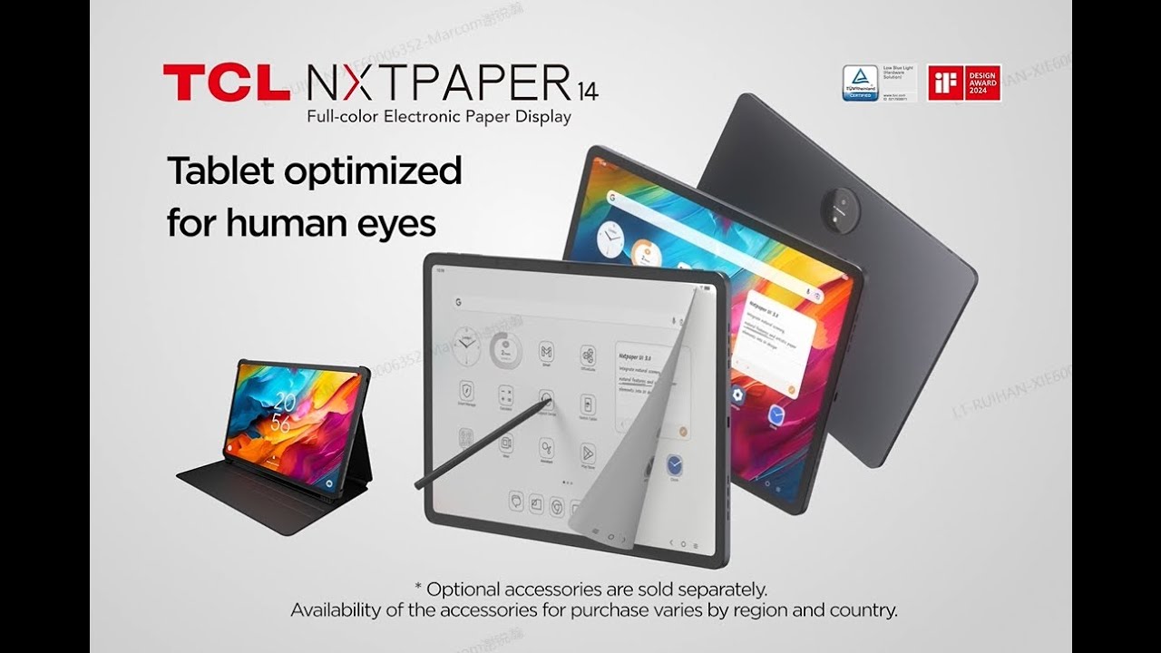 TCL NXTPAPER 14 | Full-color Electronic Paper Display Tablet | TCL