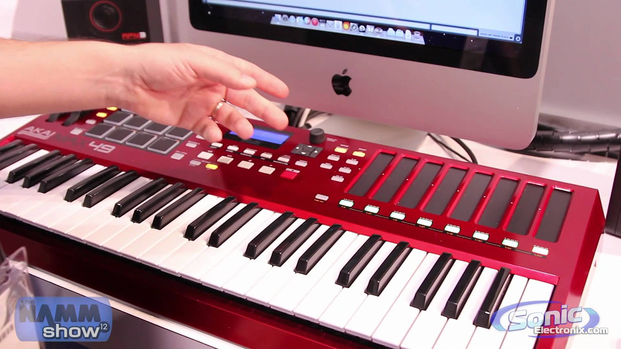 NEW Akai Pro MAX49 USB/MIDI Keyboard Controller (Winter 2012 NAMM