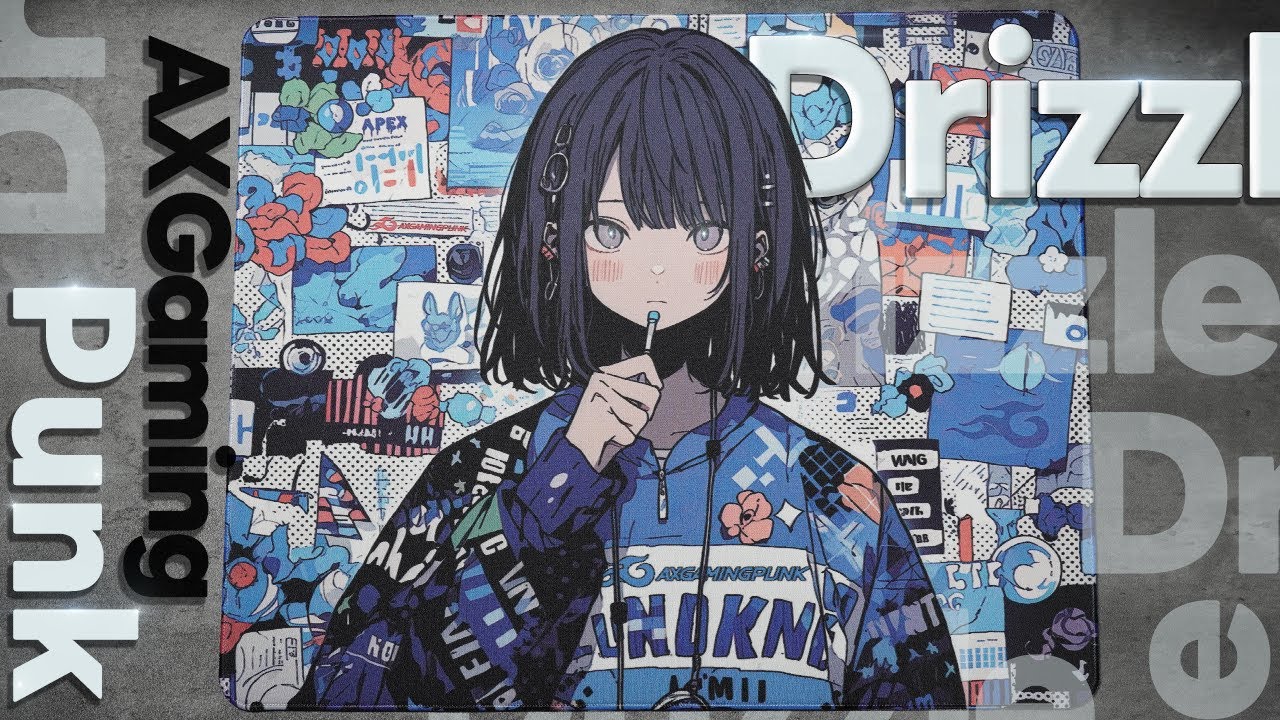 超可愛い2次元マウスパッド⁉┃AXGaming Punk Drizzleレビュー - YouTube