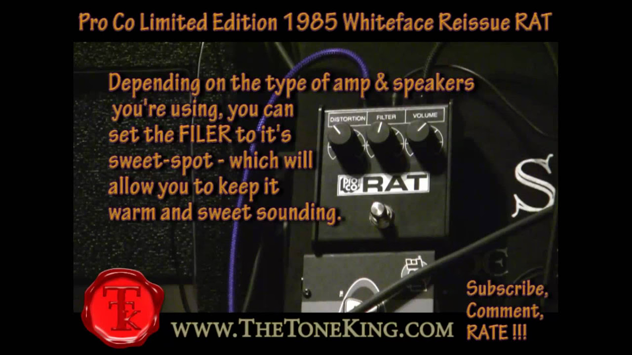 Review of the Pro Co RAT - 1985 Whiteface Reissue Limited Edition