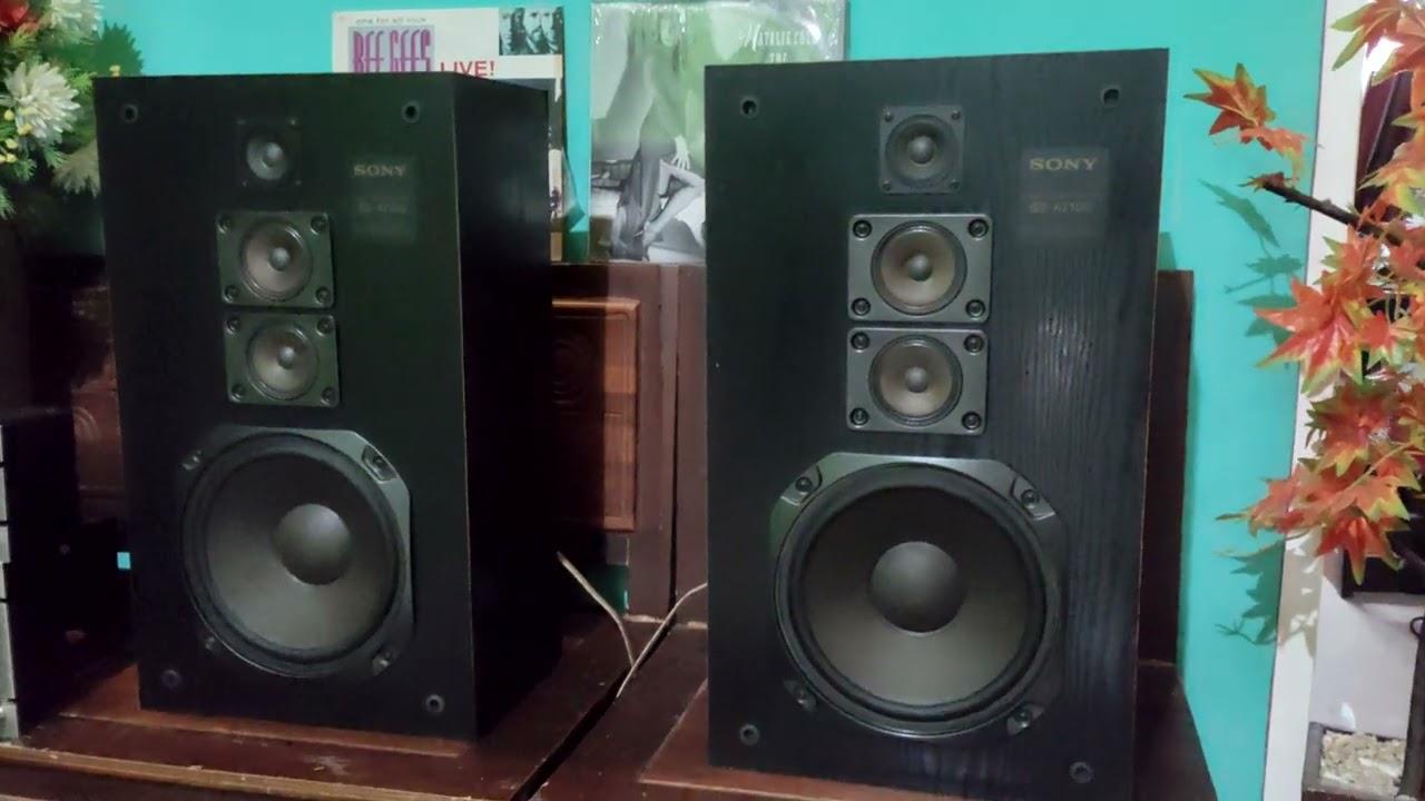 SONY SS-A7100 vintage speaker Made in japan - YouTube