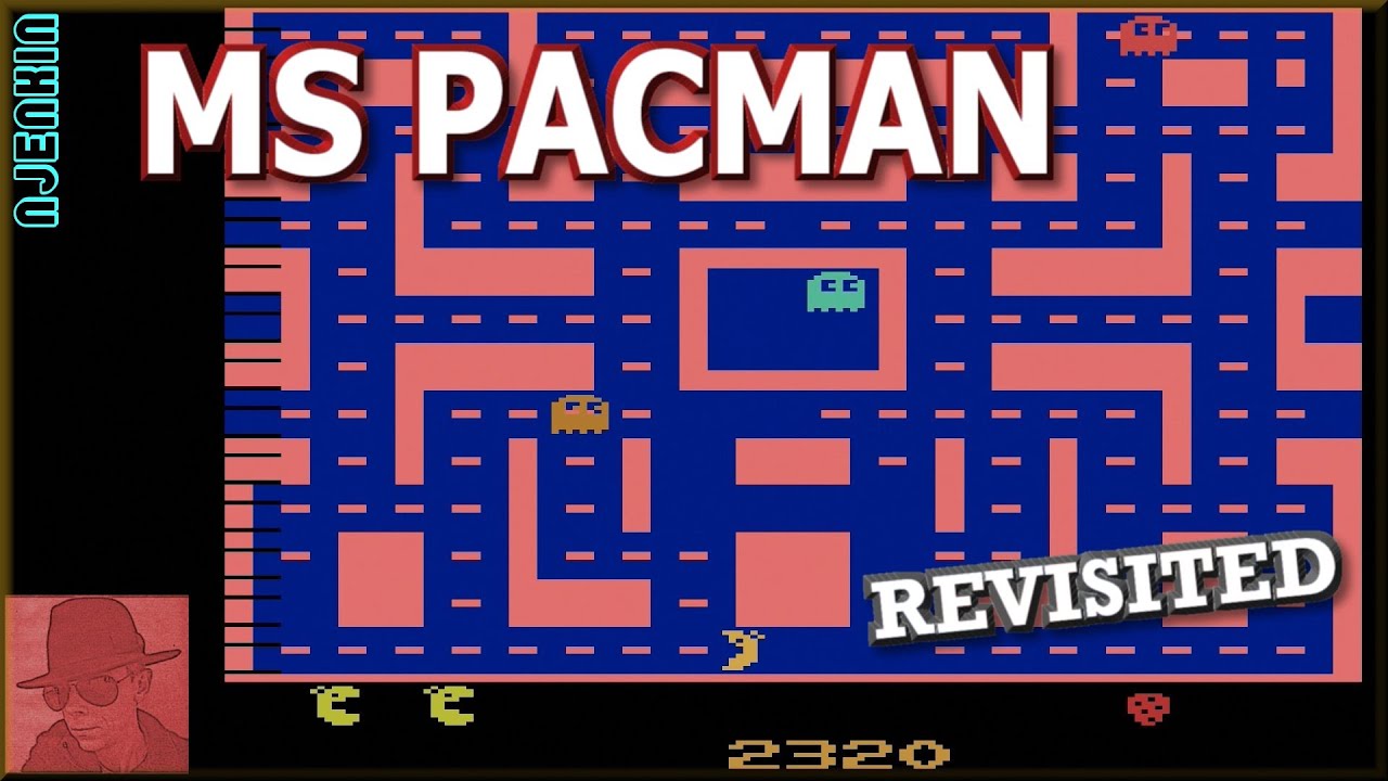 Ms Pacman - on the Atari 2600 - REVISITED! - with Commentary