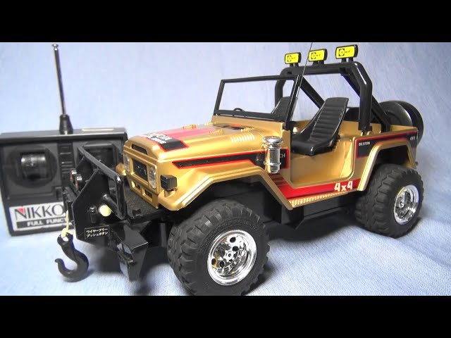 1/16 ニッコー ラジオコントロール ウインチ ランクル 4WD 1984年 昭和