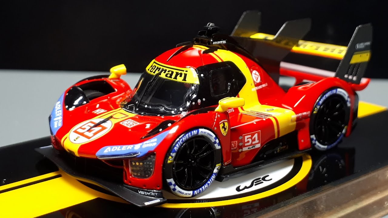 PERFECT Tooned Ferrari 499P 2023 Le Mans winner by YM Model EraQ