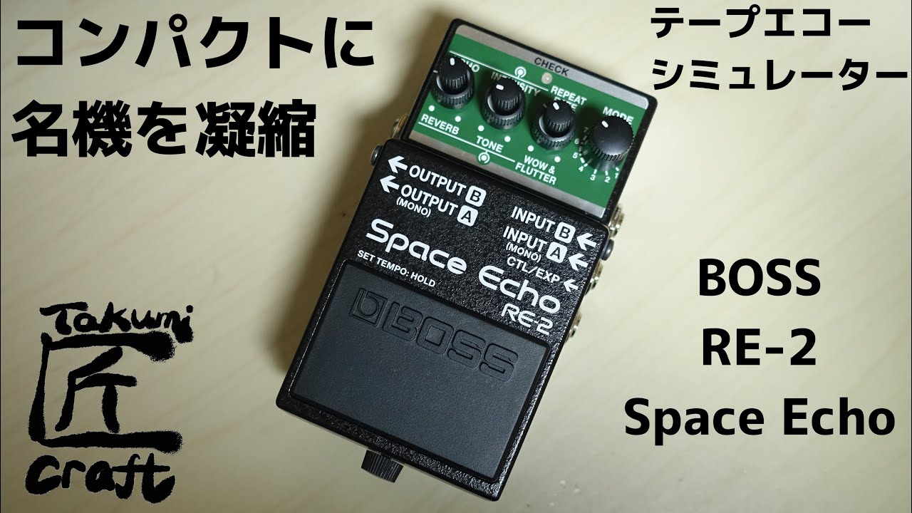 BOSS RE-2 Space Echo Review - YouTube