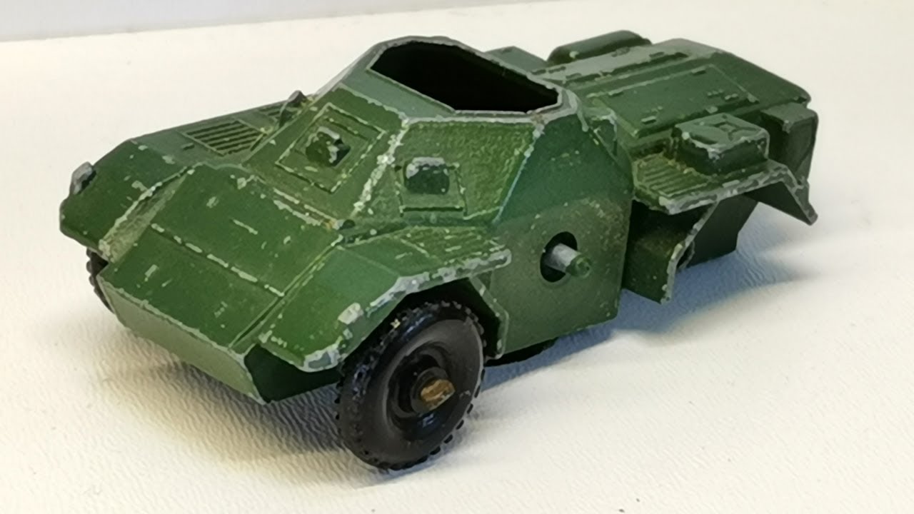 Matchbox restoration Army Scout car nr 61 Diecast car, making