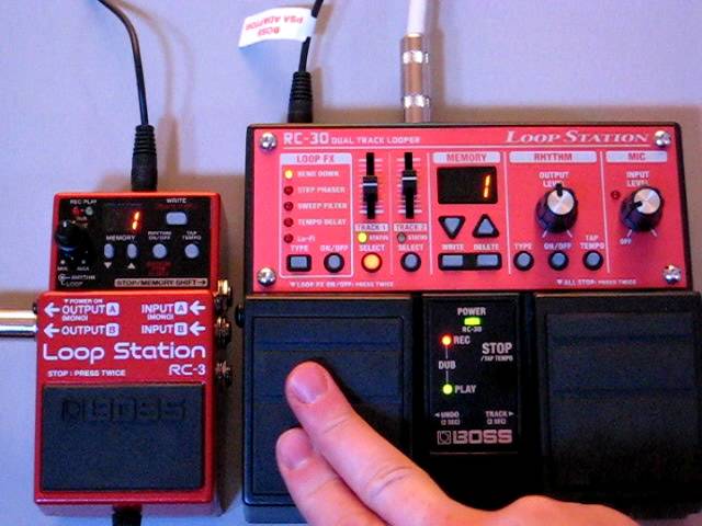 BOSS RC-3 & RC-30: Changing the Recording Order. - YouTube