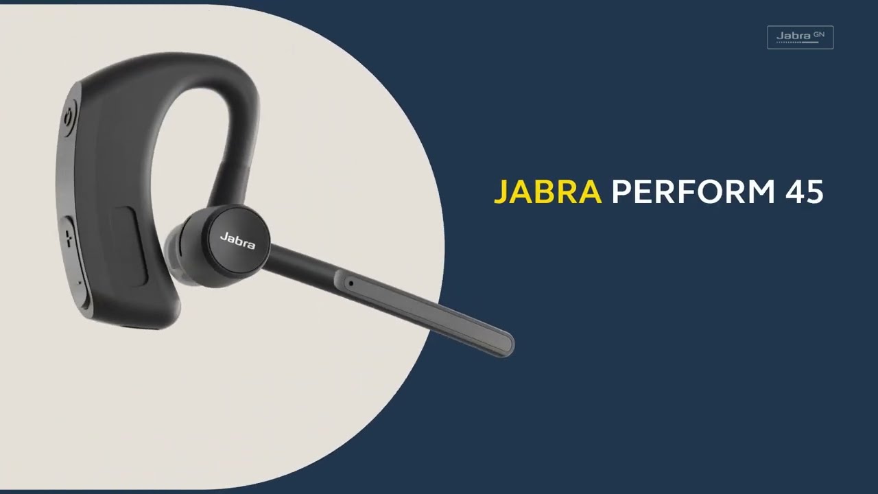 Jabra Perform 45 Push to Talk Wireless Headset - MPN: 5101-119