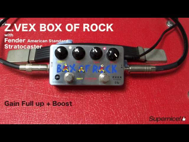 Z.VEX Box Of Rock【Supernice!エフェクター】 - YouTube
